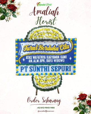 Papan Bunga Duka di Irimuli